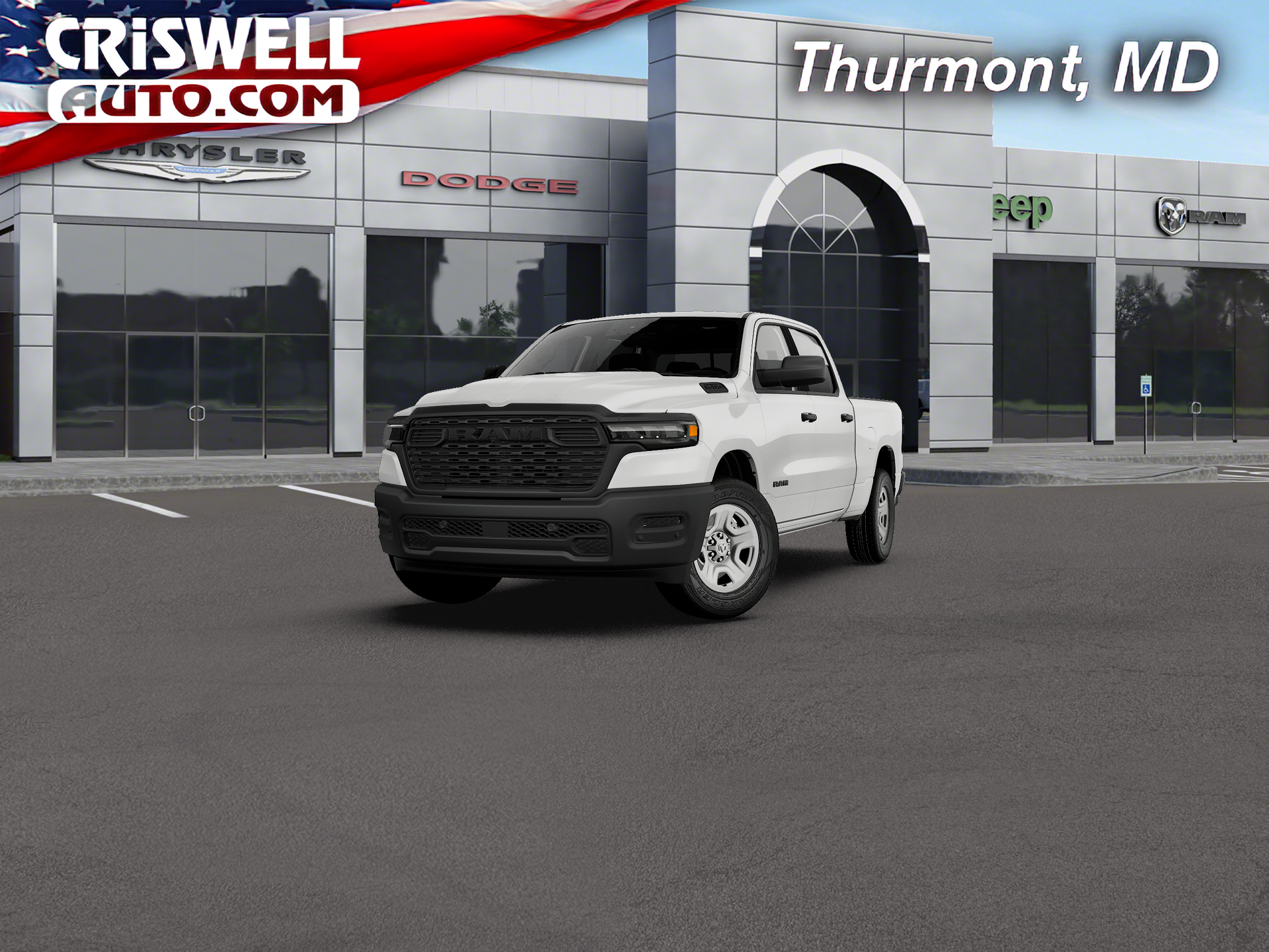 2027 RAM Ram 1500 RAM 1500 TRADESMAN CREW CAB 4X4 6'4' BOX