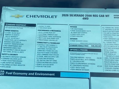 2026 Chevrolet Silverado 2500HD Work Truck