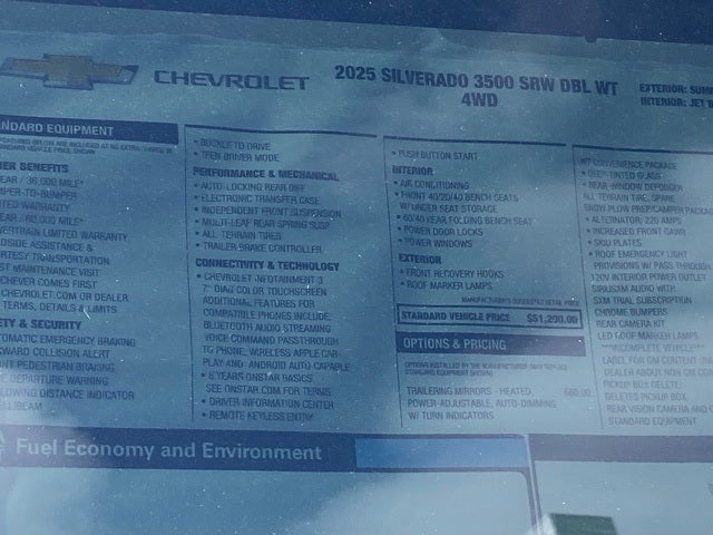 2025 Chevrolet Silverado 3500HD Work Truck w/upfit