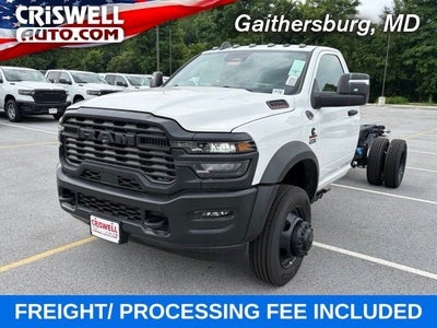2026 RAM Ram 5500 Chassis Cab RAM 5500 TRADESMAN CHASSIS REGULAR CAB 4X4 84' CA