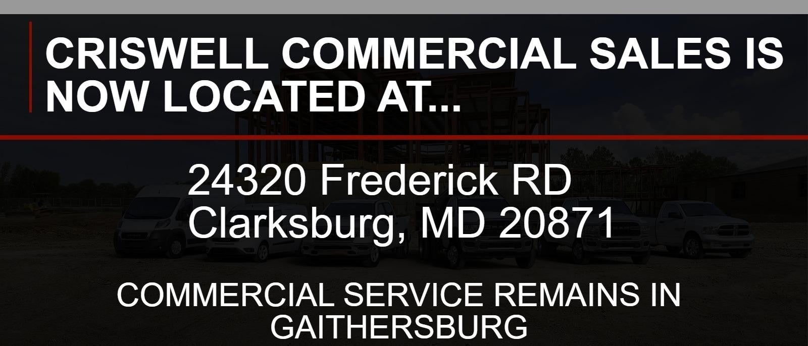 Criswell Commercial Sales in Clarksburg MD